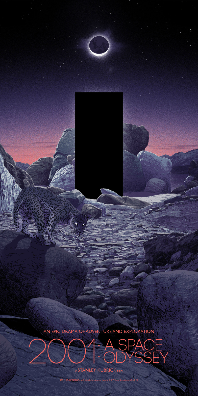 Illustration for article titled This Striking New 2001: A Space Odyssey Art Is Full of Stars